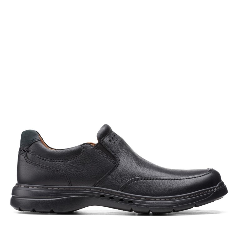 Clarks Un Brawley Step Cuero Negro Cuero Negro