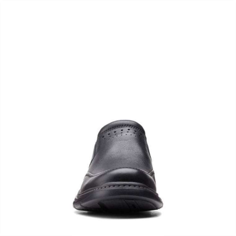 Clarks Un Brawley Step Cuero Negro Cuero Negro