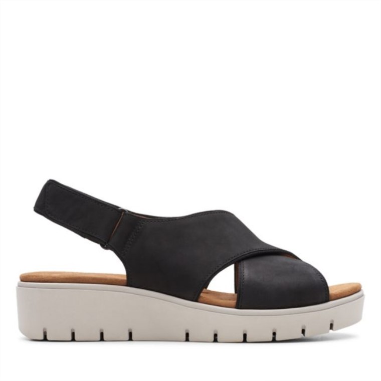 Clarks Un Karely Sun Nubuck Negro Nubuck Negro