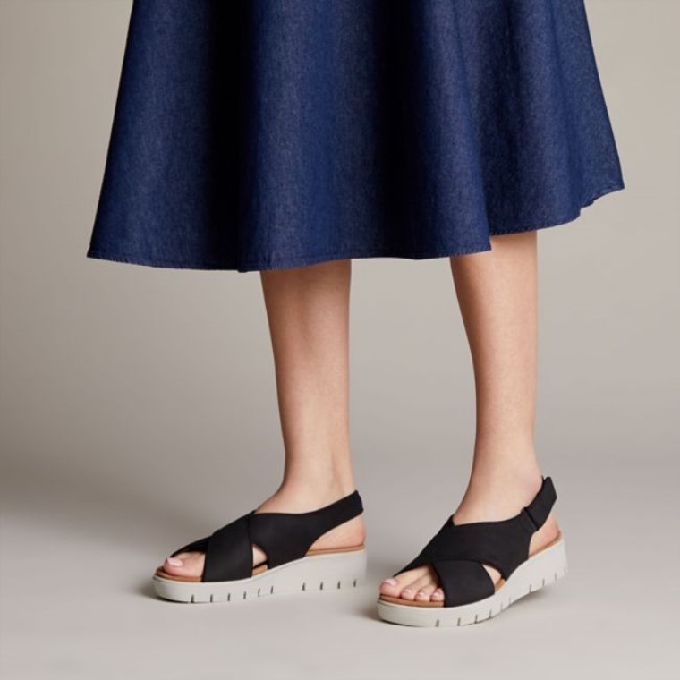 Clarks Un Karely Sun Nubuck Negro Nubuck Negro