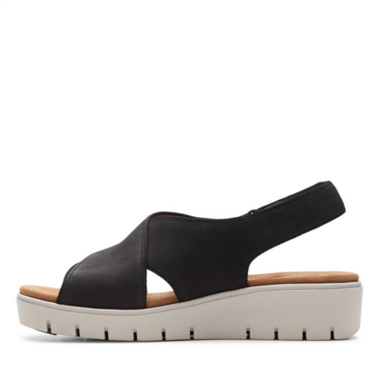 Clarks Un Karely Sun Nubuck Negro Nubuck Negro