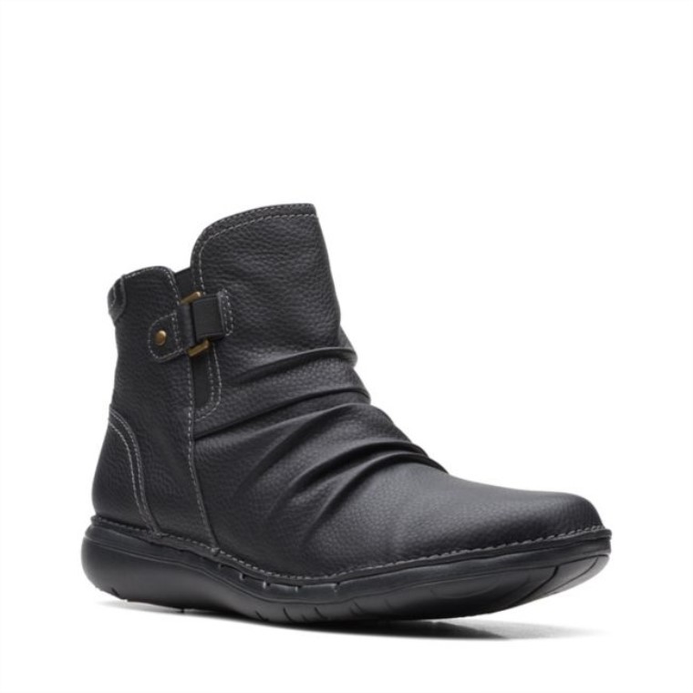 Top Clarks Un Loop Negro Negro