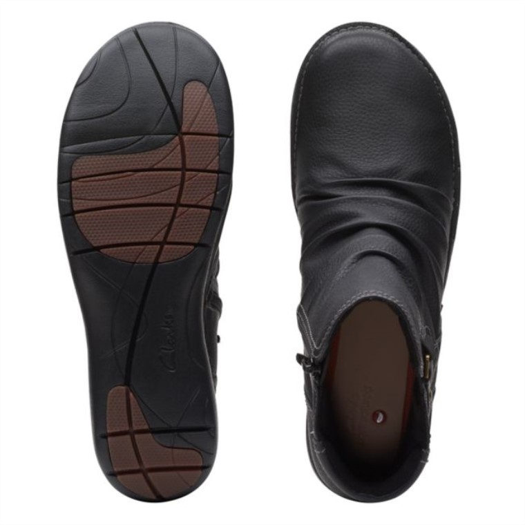 Top Clarks Un Loop Negro Negro