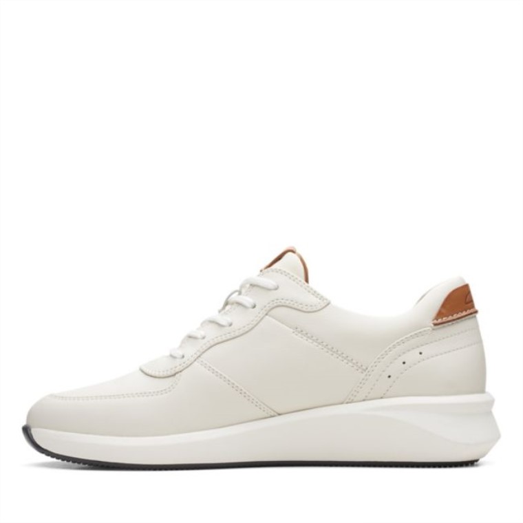 Clarks Un Rio Sprint Cuero Combinado Blanco Cuero Combinado Blanco