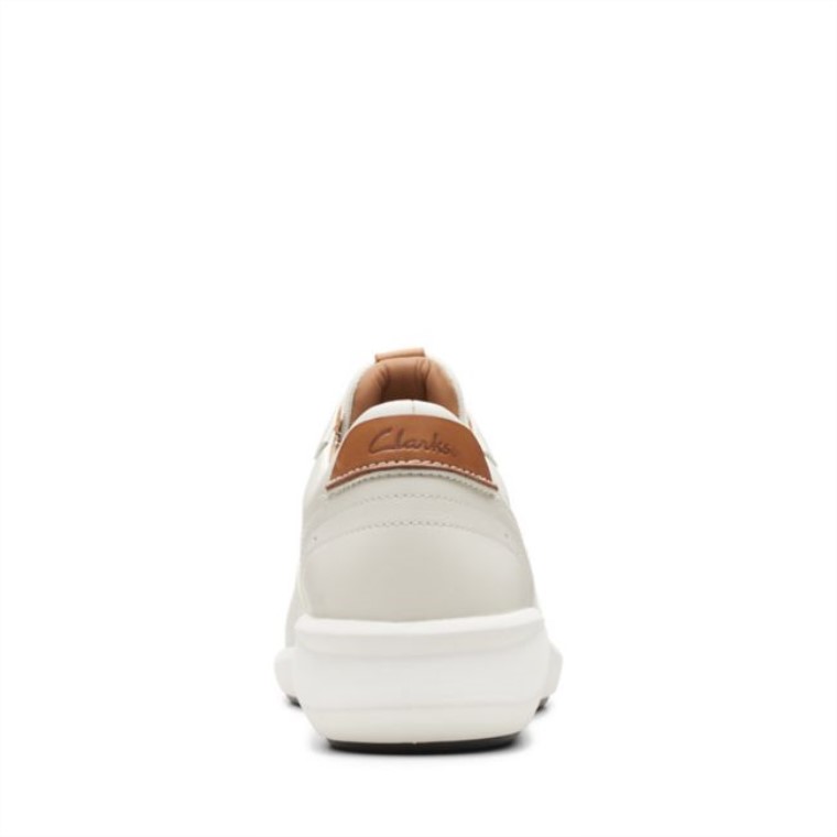 Clarks Un Rio Sprint Cuero Combinado Blanco Cuero Combinado Blanco