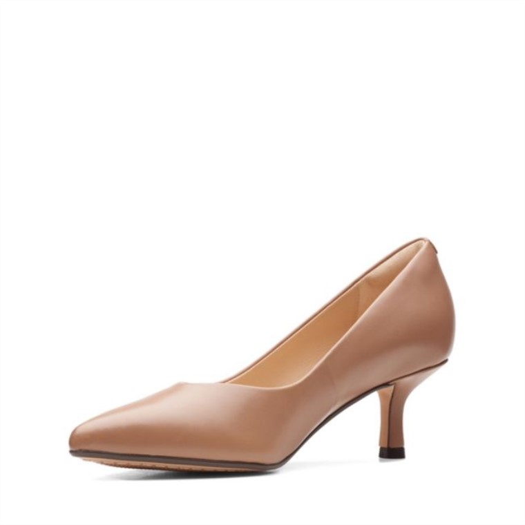 Clarks Violeta 55 Corte Cuero Praliné Cuero Praliné