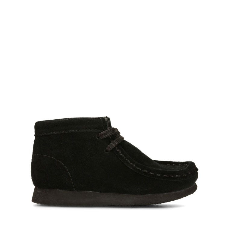 Botas Clarks Wallabee Ante Negro Ante Negro