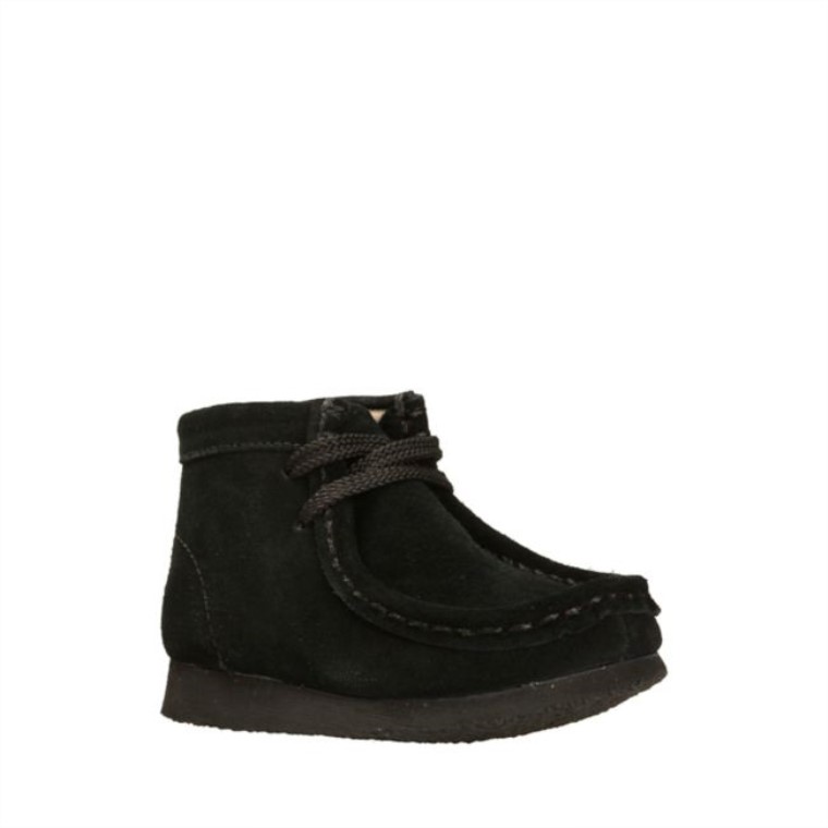 Botas Clarks Wallabee Ante Negro Ante Negro