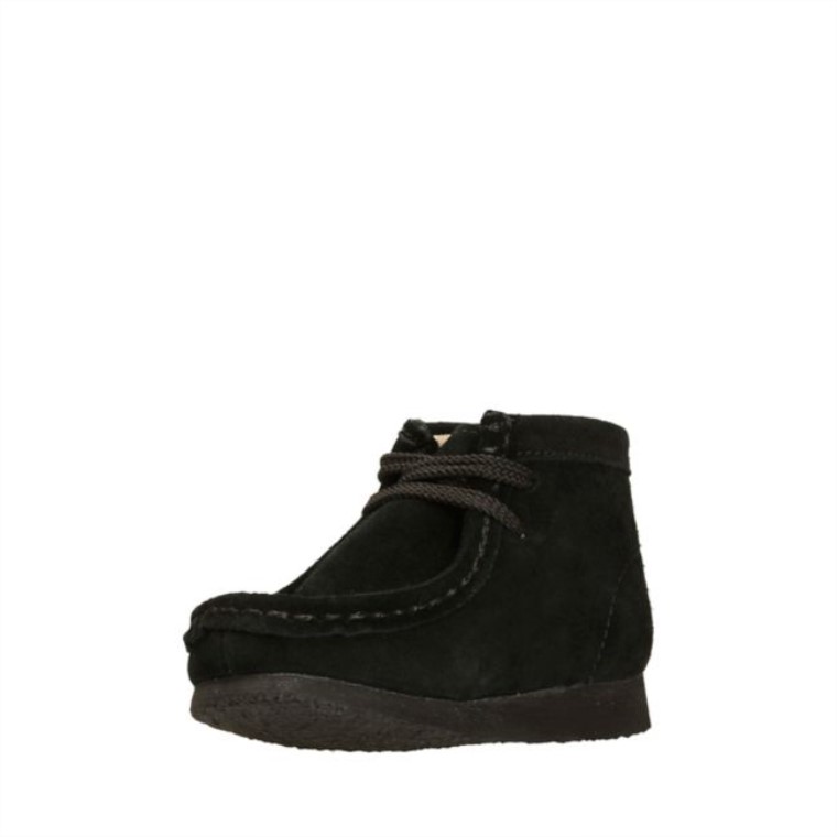 Botas Clarks Wallabee Ante Negro Ante Negro