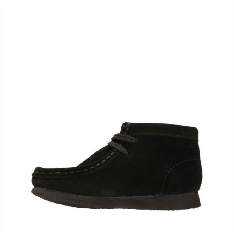 Botas Clarks Wallabee Ante Negro Ante Negro