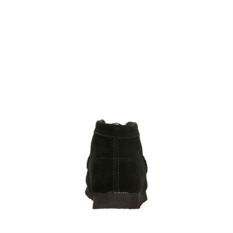 Botas Clarks Wallabee Ante Negro Ante Negro