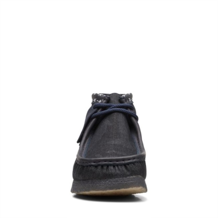 Botas Clarks Wallabee Sintético Azul Vaquero Azul Vaquero Sintético