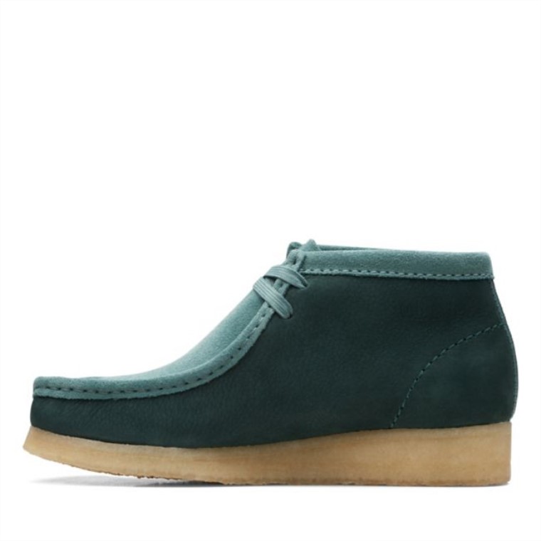 Botas Clarks Wallabee Teal Combi Teal Combi