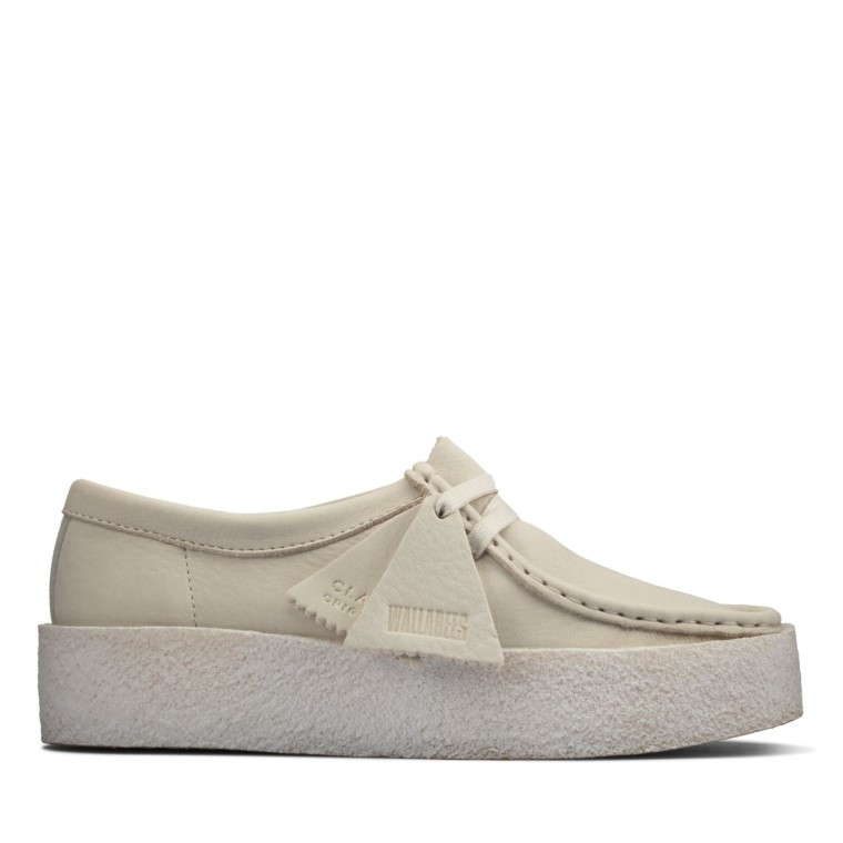 Taza Clarks Wallabee Nubuck Blanco Nubuck Blanco