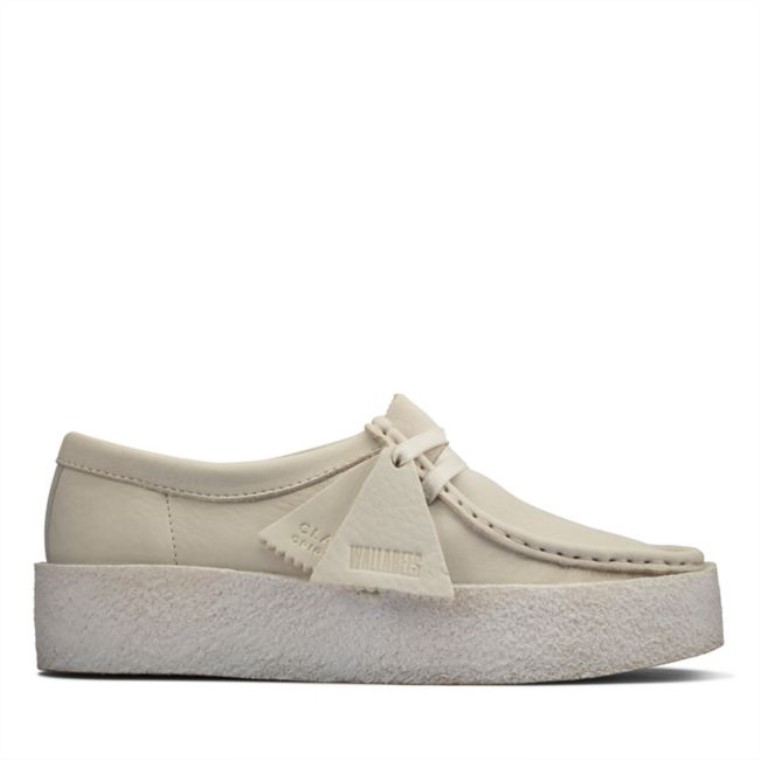 Taza Clarks Wallabee Nubuck Blanco Nubuck Blanco