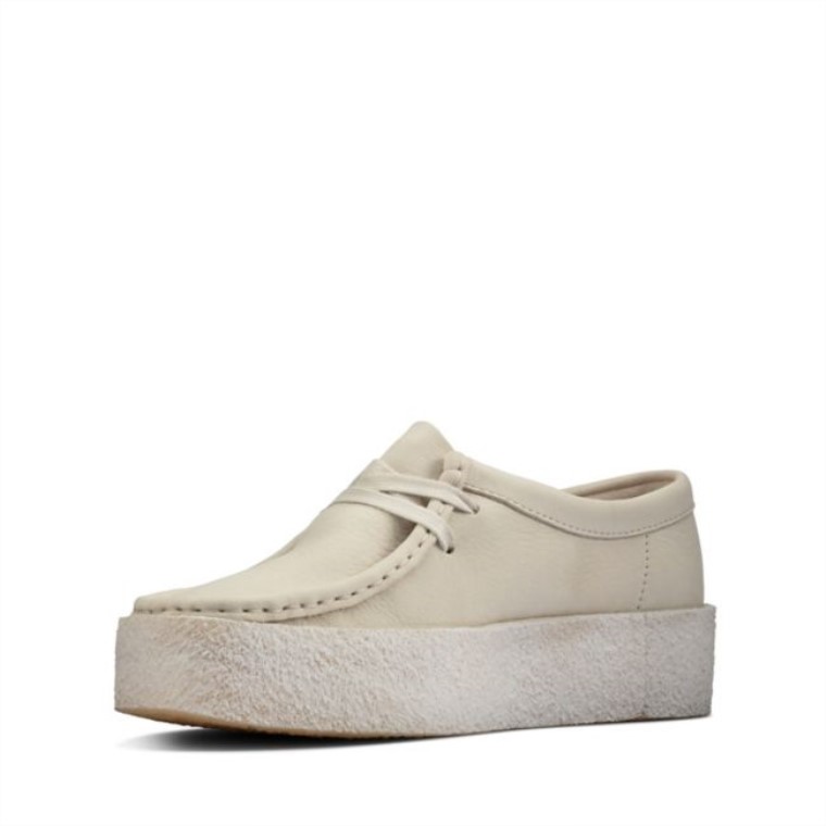 Taza Clarks Wallabee Nubuck Blanco Nubuck Blanco