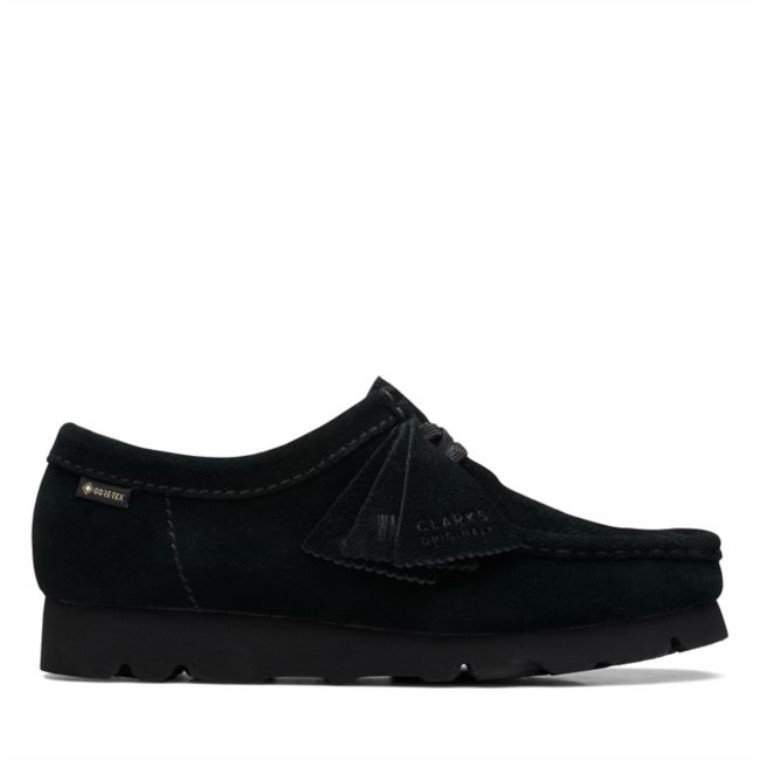 Clarks Wallabee Gtx Ante Negro Ante Negro