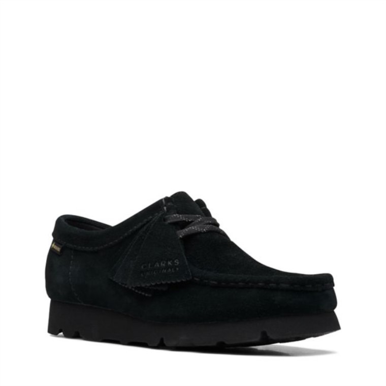 Clarks Wallabee Gtx Ante Negro Ante Negro