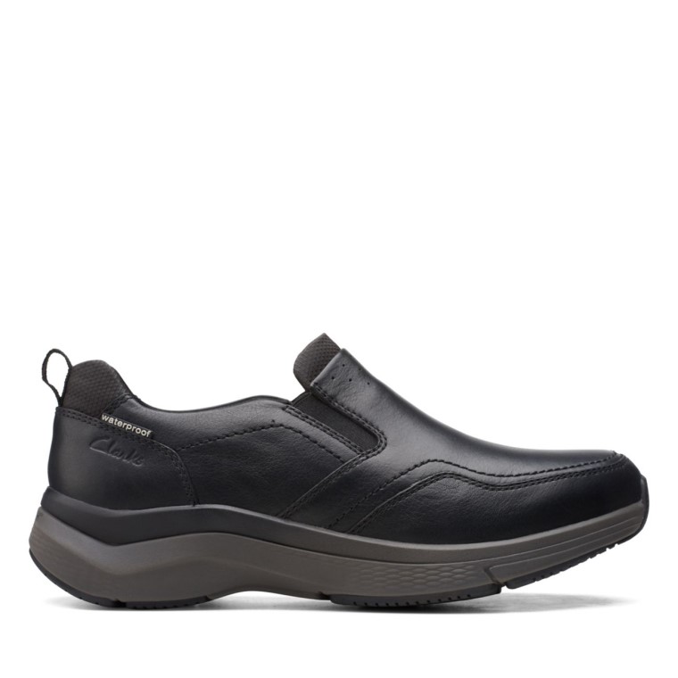 Clarks Wave 20 Edge Cuero Negro Cuero Negro
