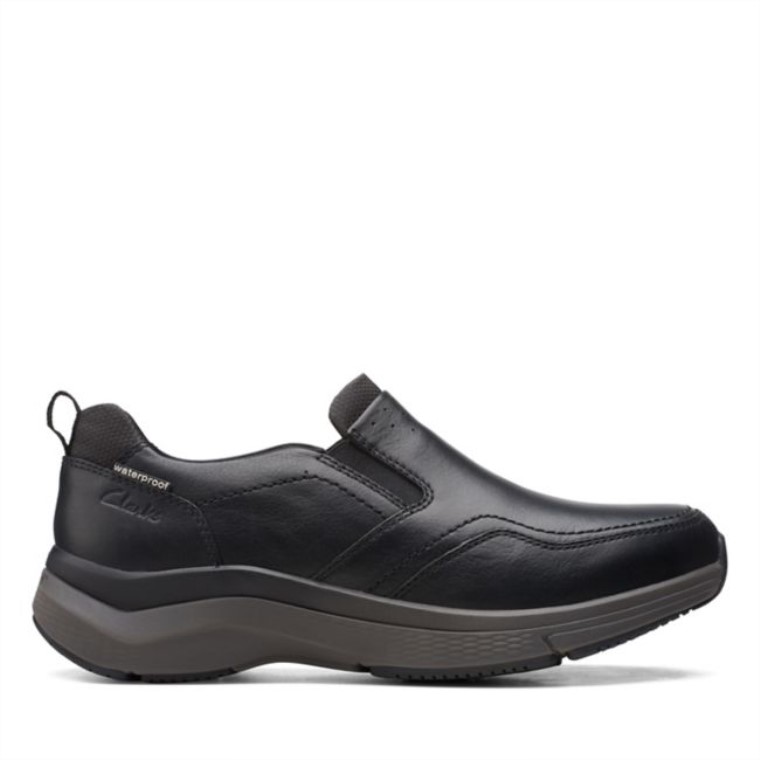 Clarks Wave 20 Edge Cuero Negro Cuero Negro