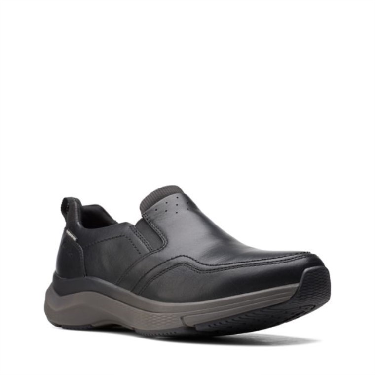 Clarks Wave 20 Edge Cuero Negro Cuero Negro