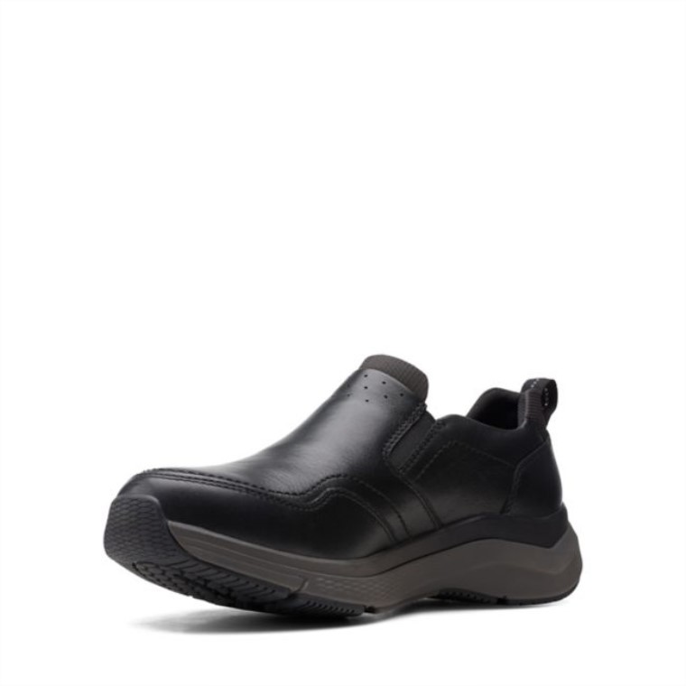 Clarks Wave 20 Edge Cuero Negro Cuero Negro