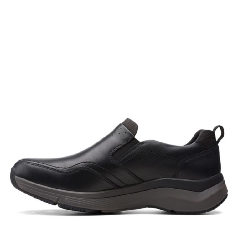 Clarks Wave 20 Edge Cuero Negro Cuero Negro
