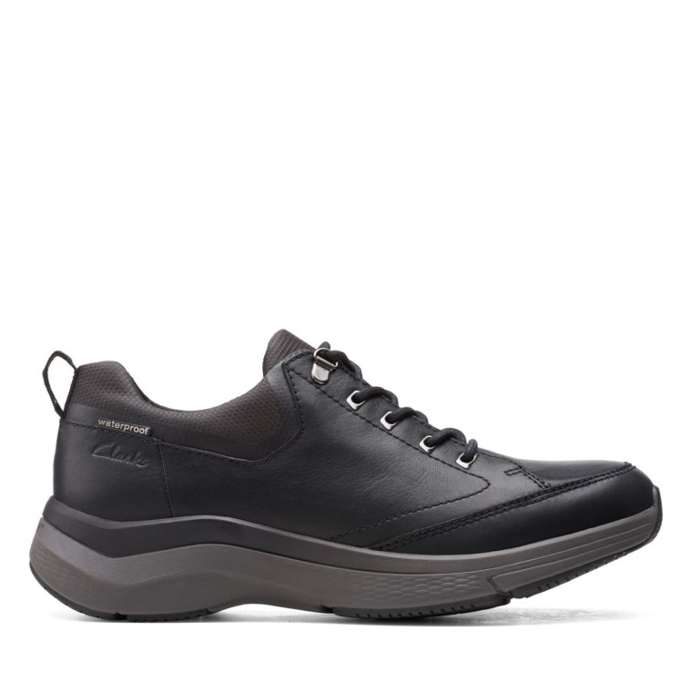 Clarks Wave 20 Vibe Cuero Negro Cuero Negro