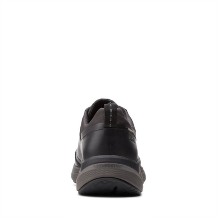 Clarks Wave 20 Vibe Cuero Negro Cuero Negro