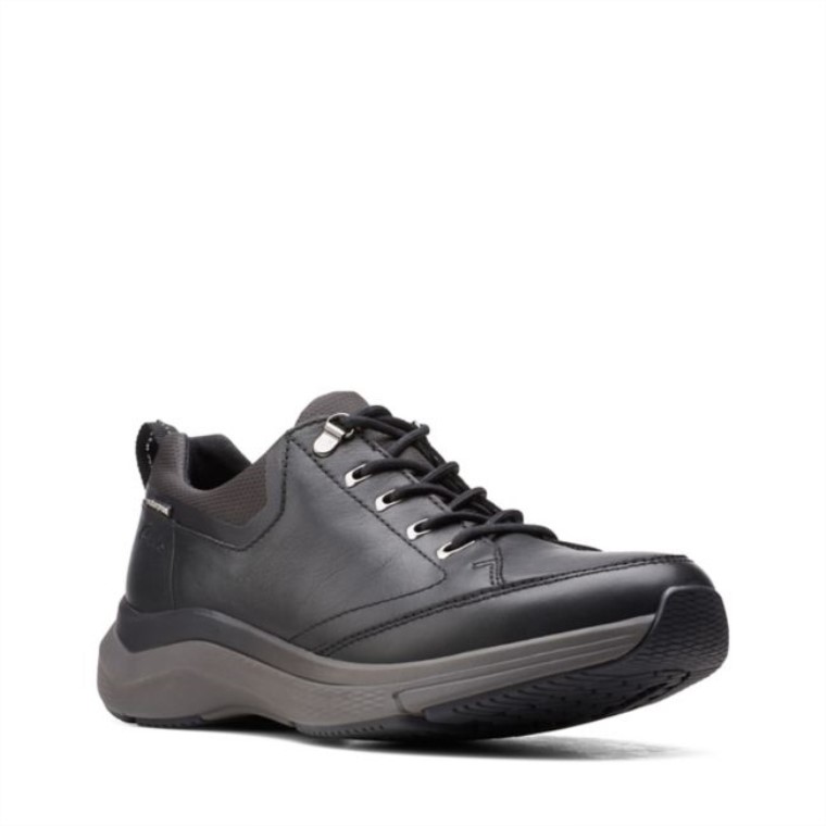 Clarks Wave 20 Vibe Cuero Negro Negro