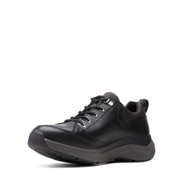 Clarks Wave 20 Vibe Cuero Negro Negro