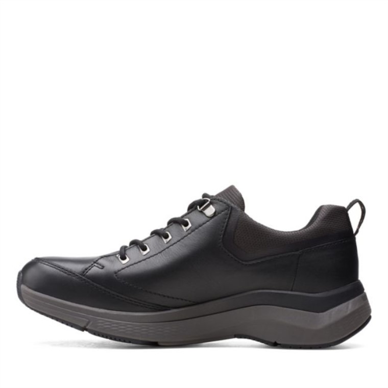Clarks Wave 20 Vibe Cuero Negro Negro