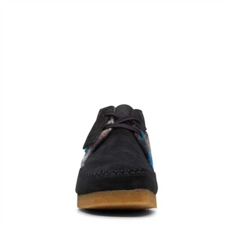Clarks Weaver Botas De Lana Negra Lana Negra