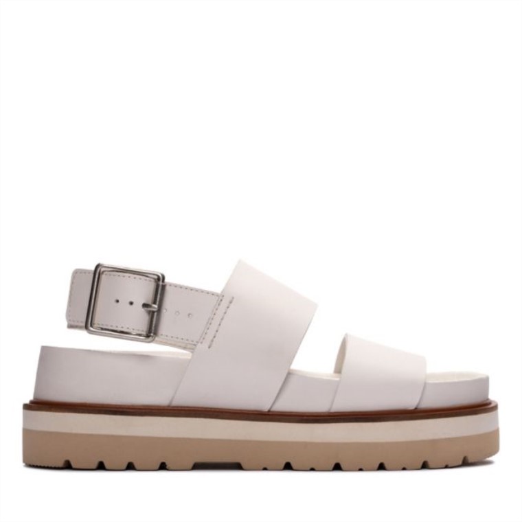 Clarks Cuero Blanco Orianna Correa Cuero Blanco
