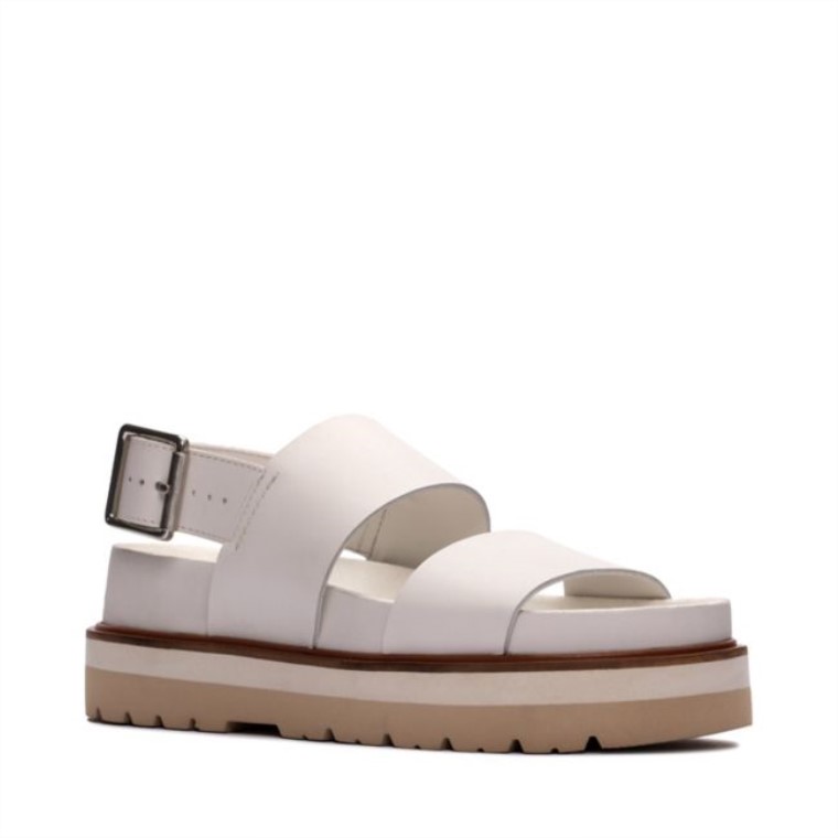 Clarks Cuero Blanco Orianna Correa Cuero Blanco