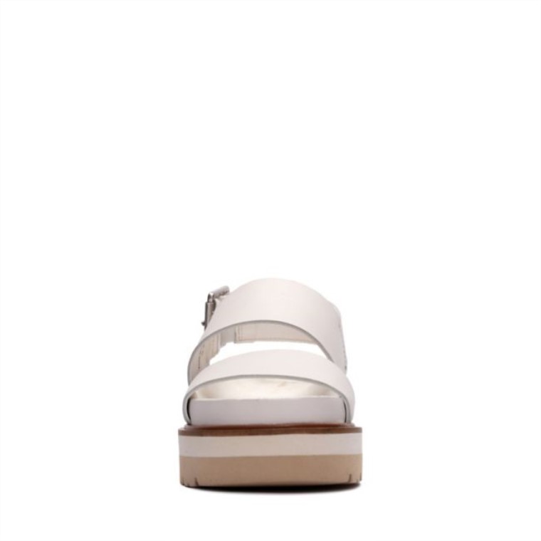 Clarks Cuero Blanco Orianna Correa Cuero Blanco