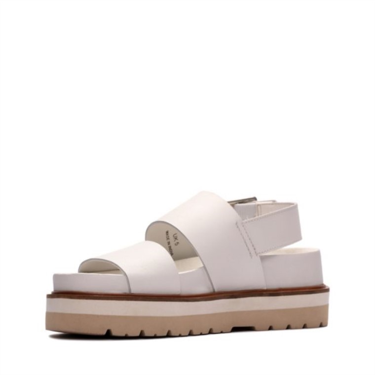 Clarks Cuero Blanco Orianna Correa Cuero Blanco