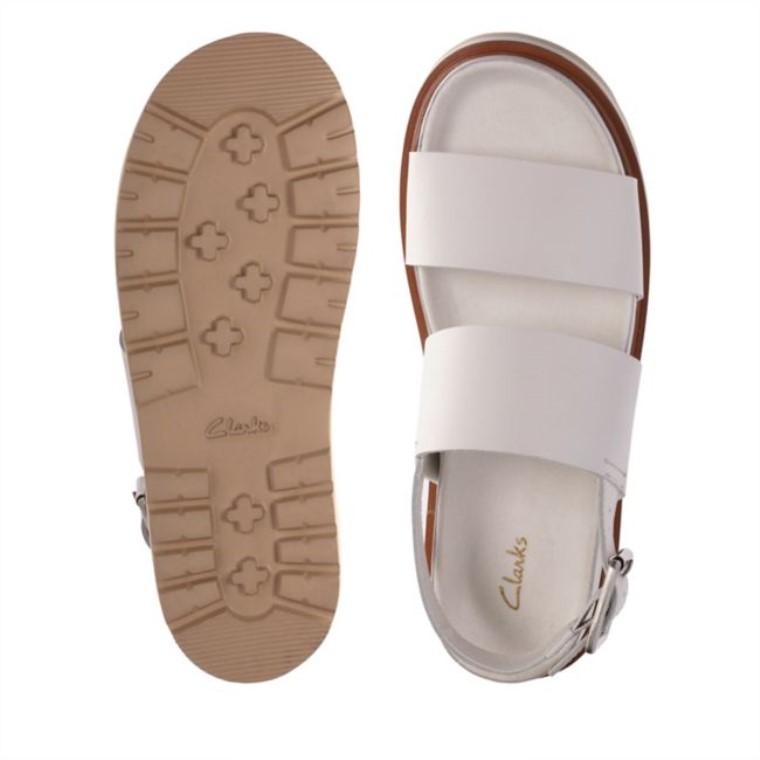 Clarks Cuero Blanco Orianna Correa Cuero Blanco