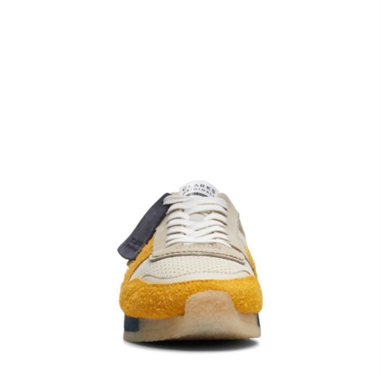 Clarks Combinación Amarilla Baja Para Correr Combinación Amarilla Baja