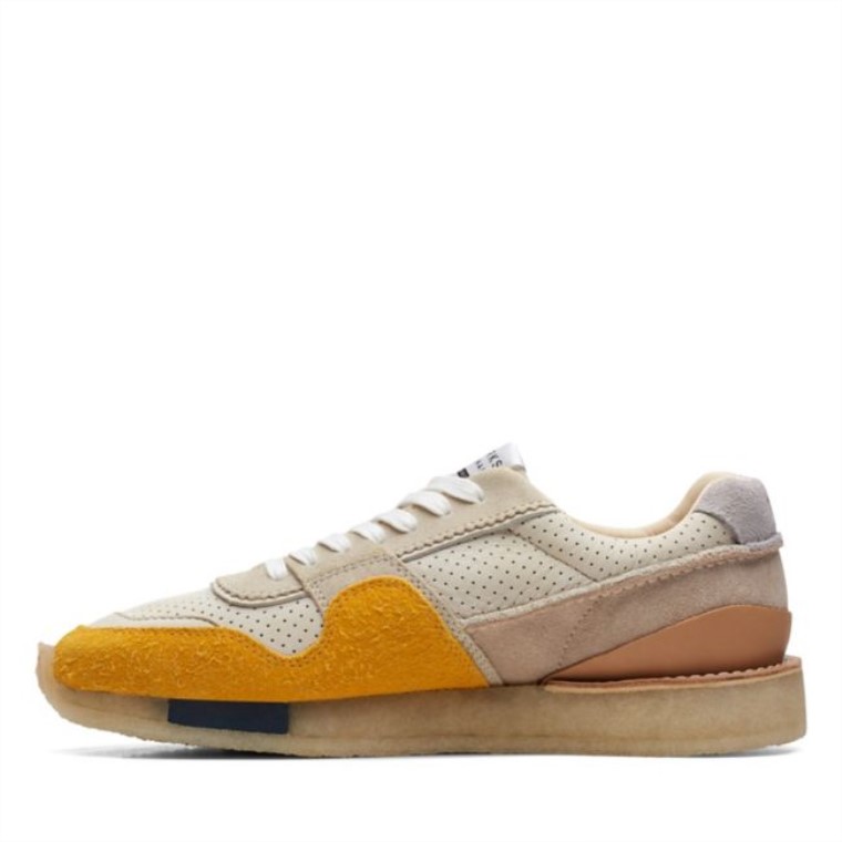 Clarks Combinación Amarilla Baja Para Correr Combinación Amarilla Baja