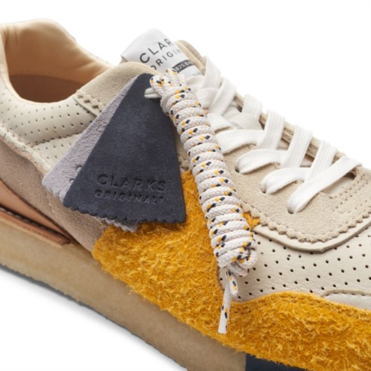 Clarks Combinación Amarilla Baja Para Correr Combinación Amarilla Baja
