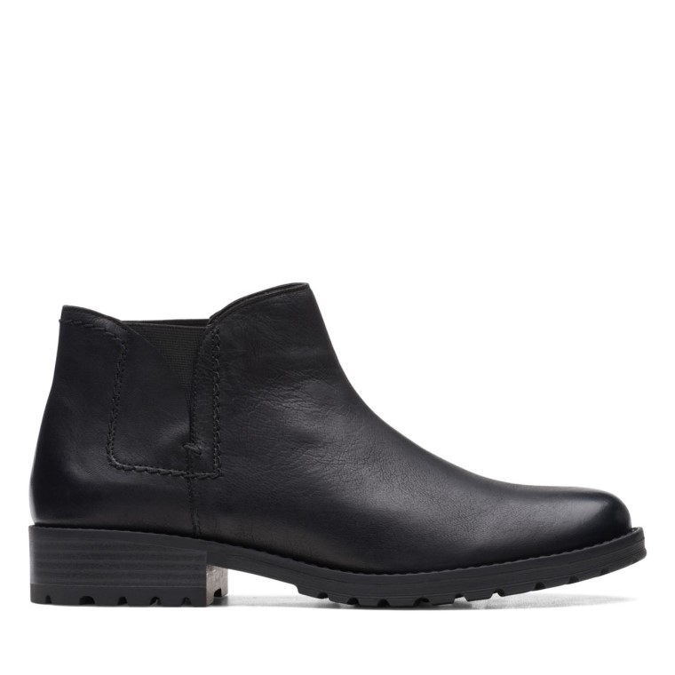 Clarkwell Demi Cuero Negro Clarks Cuero Negro