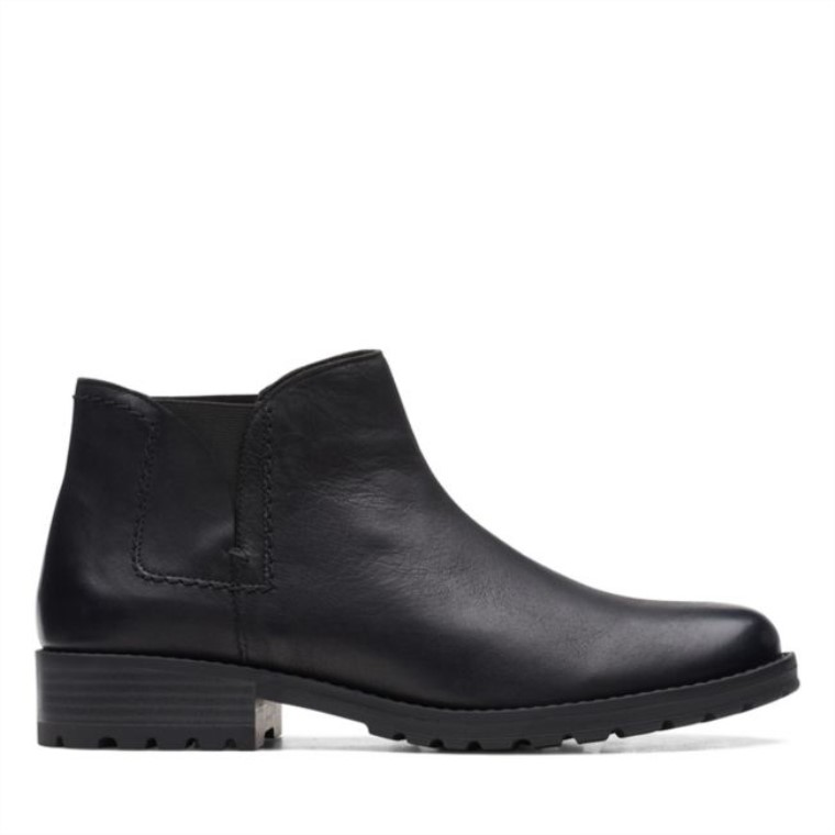 Clarkwell Demi Cuero Negro Clarks Cuero Negro