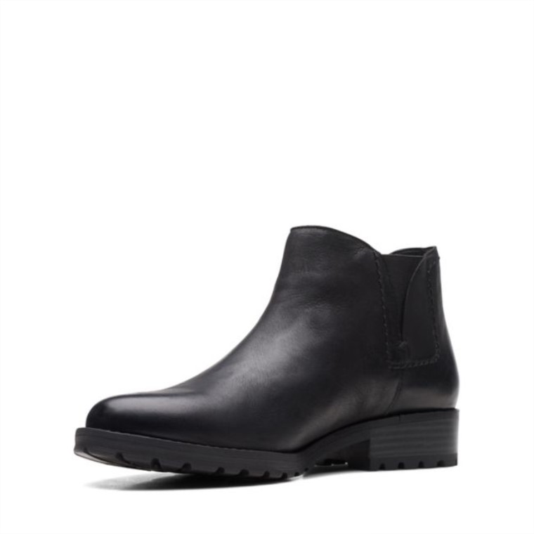 Clarkwell Demi Cuero Negro Clarks Cuero Negro