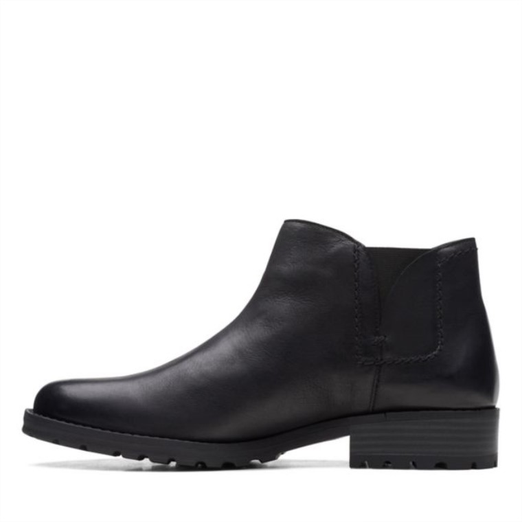 Clarkwell Demi Cuero Negro Clarks Cuero Negro