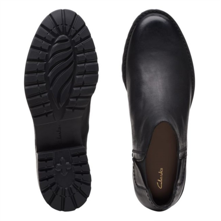 Clarkwell Demi Cuero Negro Clarks Cuero Negro