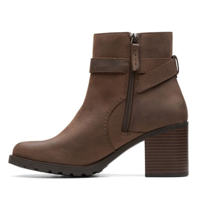 Clarkwell Hall Taupe Nubuck Clarks
