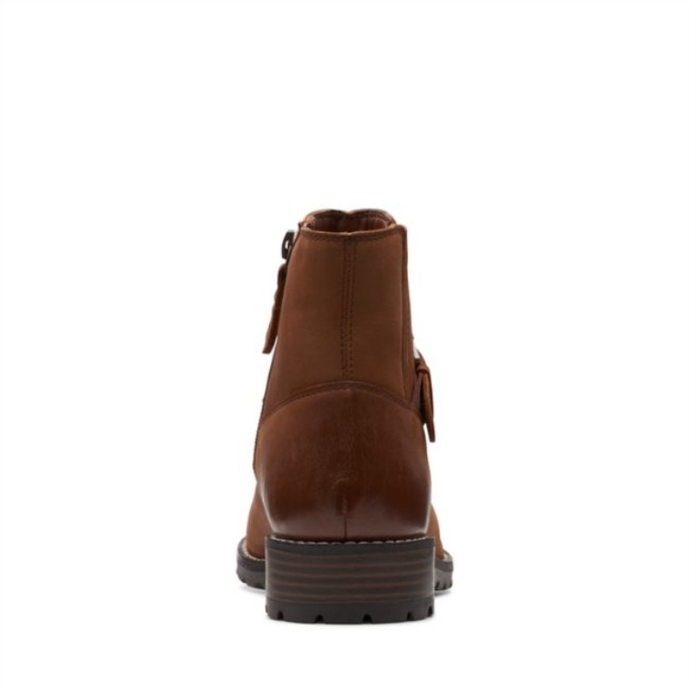 Clarkwellstrap Cuero Marrón Oscuro Clarks Cuero Marrón Oscuro