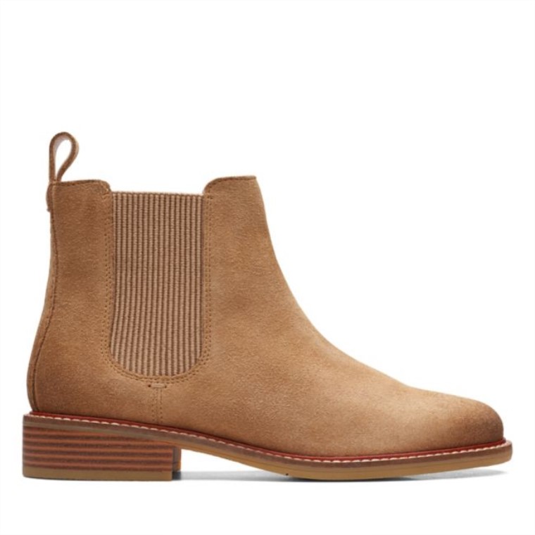 Colonia Arlo Gamuza Marrón Claro Clarks Gamuza Marrón Claro