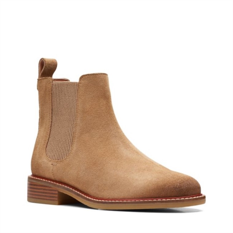 Colonia Arlo Gamuza Marrón Claro Clarks Gamuza Marrón Claro